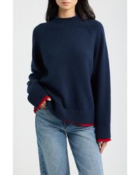 Rag & Bone - Hazel Roll Neck Cotton & Wool Sweater - Lyst