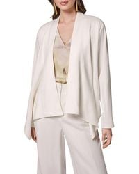 Donna Karan - Drape Front Jacket - Lyst