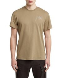G-Star - Script Organic Cotton Graphic T-Shirt - Lyst