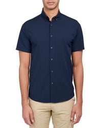 Brooklyn Brigade - Slim Fit Solid 4-Way Stretch Performance Shirt - Lyst