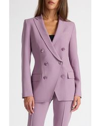 Santorelli - Paco Double-Breasted Six-Button Jacket - Lyst