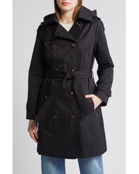 London Fog - Water Repellent Belted Trench Coat - Lyst