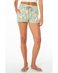 Roxy - Surfing By Moonlight Print Shorts - Lyst