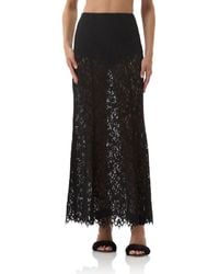 AFRM - Oxford Semisheer Lace Maxi Skirt - Lyst