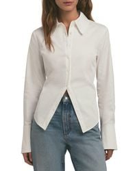 FAVORITE DAUGHTER - The Don'T Waist Time Lace-Up Shirt - Lyst