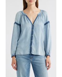 Rails - Toshi Chambray Shirt - Lyst