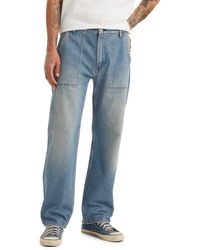 Levi's - 555 Relaxed Straight Leg Utility Jeans - Lyst