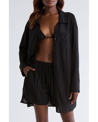 Nordstrom - Oversized Cover-Up Shirt - Lyst