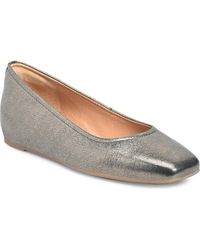 Söfft - Poppy Square Toe Flat - Lyst