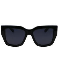 Ferragamo - Gancini 55Mm Modified Rectangular Sunglasses - Lyst