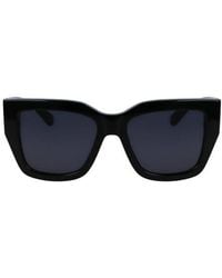 Ferragamo - Gancini 55Mm Modified Rectangular Sunglasses - Lyst