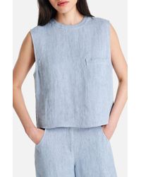 Twp - Crop Denim Tank - Lyst