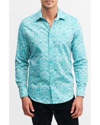 Robert Graham - Highland Classic Fit Stretch Cotton Button-Up Shirt - Lyst
