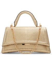 ALDO - Attleyyx Croc Embossed Faux Leather Top Handle Bag - Lyst