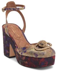 Kurt Geiger - Chelsea Ankle Strap Platform Pump - Lyst