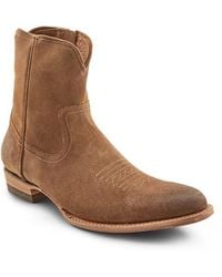 Frye - Austin Inside Zip Western Boot - Lyst