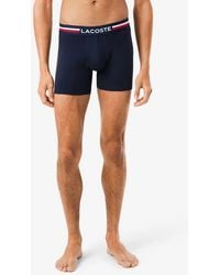 Lacoste - Assorted 3-Pack Stretch Cotton Boxer Briefs - Lyst