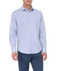Bugatchi - James Ooohcotton Beehive Print Button-Up Shirt - Lyst