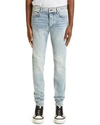 Amiri - Stack Distressed Slim Fit Jeans - Lyst