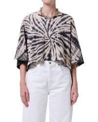 Citizens of Humanity - Tie Dye Crop Cape Organic Cotton Top - Lyst
