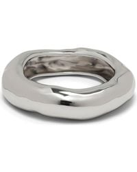 Alexis - Wide Molten Bangle Bracelet - Lyst