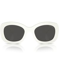 Prada - 54mm Oval Polarized Sunglasses - Lyst