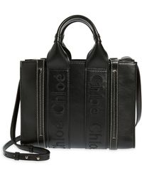 Chloé - Small Woody Leather Tote - Lyst