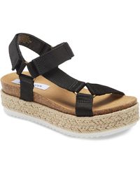 steve madden gabi espadrille platform sandal