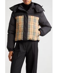 Burberry - Lydden Reversible Down Puffer Jacket - Lyst