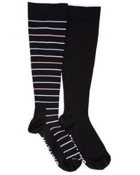Muk Luks - Nylon Blend Compression Socks 2 Pair Pack - Lyst