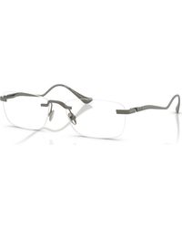 Ferrari - 56Mm Rectangle Optical Glasses - Lyst