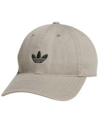 adidas - Trefoil Adjustable 6-Panel Baseball Cap - Lyst