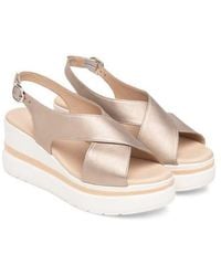 Nero Giardini - Slingback Platform Sandal - Lyst