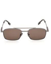 ZEGNA - 54Mm Square Sunglasses - Lyst