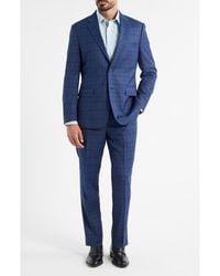 Daniel Hechter - Plaid Wool Blend Suit - Lyst