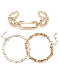 BCBGMAXAZRIA - Chain Cuff Bracelet - Lyst