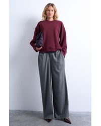 TOPSHOP - Oversize Wide Sleeve Sweatshirt - Lyst