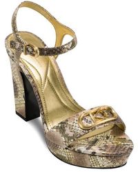Donna Karan - Shepard Ankle Strap Platform Sandal - Lyst