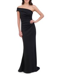 Eliza J - Off The Shoulder Fit & Flare Gown - Lyst