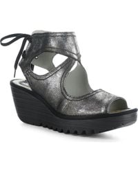 Fly London - Yulp Platform Wedge Sandal - Lyst