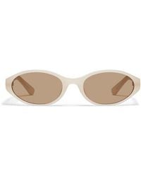 Quay - Aura Points 55Mm Oval Sunglasses - Lyst
