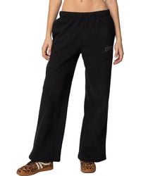 Edikted - La Logo Wide Leg Sweatpants - Lyst
