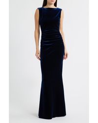 La Petite Robe Di Chiara Boni - Nima Embellished Velvet Gown - Lyst
