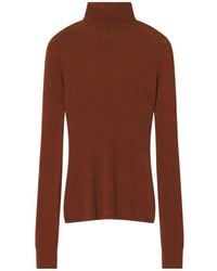 Lanvin - Merino Wool And Silk Turtleneck Sweater - Lyst