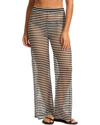 Seafolly - Mesh Effect Cover-up Pants - Lyst