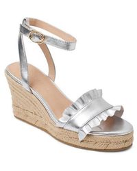 Jack Rogers - Rozette Ruffle Espadrille Ankle Strap Platform Wedge Sandal - Lyst
