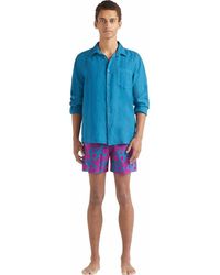 Vilebrequin - Linen Solid Shirt - Lyst