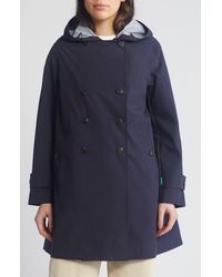 Save The Duck - Orel Waterproof Trench Coat - Lyst