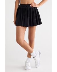 Zella - Pleated Drawstring Skirt - Lyst