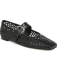 Vince - Daniela Perforated Mary Jane Flat - Lyst